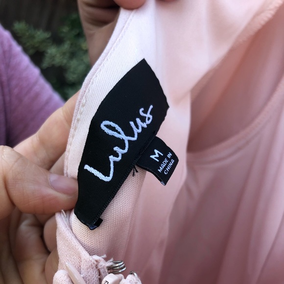 Lulus Dresses & Skirts - Long light pink formal dress